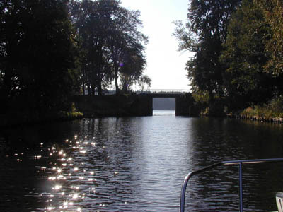 Br�cke an der kleinen 
	Seenplatte